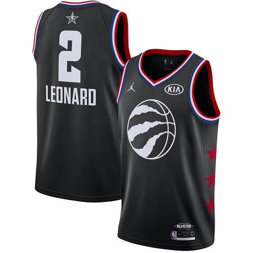 Raptors #2 Kawhi Leonard Black Basketball Jordan Swingman 2019 All-Star Game Jersey Raptors #2 Kawhi Leonard Black Basketball Jordan Swingman 2019 All-Star Game Jersey