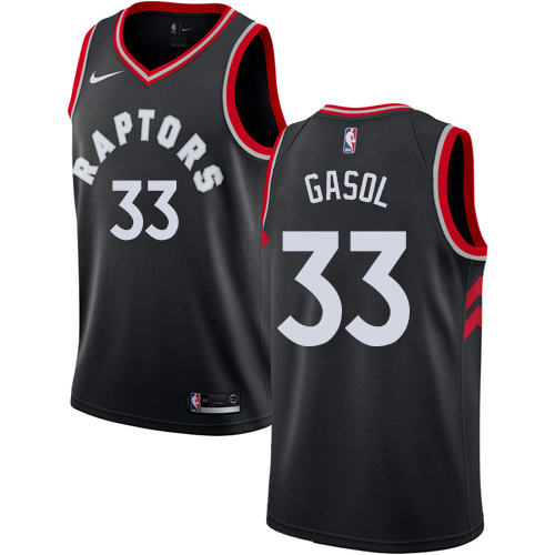 Raptors #33 Marc Gasol Black Women's Basketball Swingman Statement Edition Jersey Raptors #33 Marc Gasol Black Women's Basketball Swingman Statement Edition Jersey