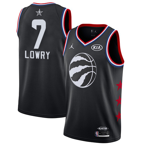 Raptors #7 Kyle Lowry Black Women's Basketball Jordan Swingman 2019 All-Star Game Jersey Raptors #7 Kyle Lowry Black Women's Basketball Jordan Swingman 2019 All-Star Game Jersey