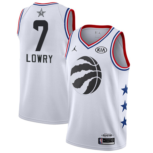 Raptors #7 Kyle Lowry White Youth Basketball Jordan Swingman 2019 All-Star Game Jersey