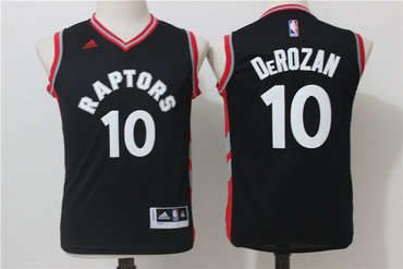 Raptors 10 DeMar DeRozan Black Youth Swingman Jersey Raptors 10 DeMar DeRozan Black Youth Swingman Jersey