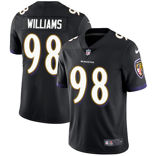 Ravens #98 Brandon Williams Black Alternate Youth Stitched Football Vapor Untouchable Limited Jersey Ravens #98 Brandon Williams Black Alternate Youth Stitched Football Vapor Untouchable Limited Jersey