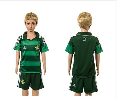 Real Betis Blank Away Kid Soccer Club Jersey