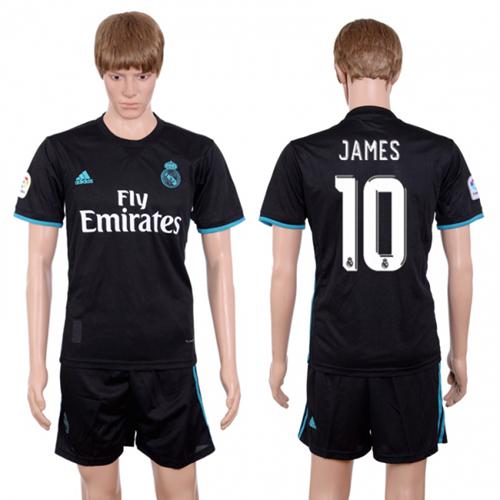 Real Madrid #10 James Away Soccer Club Jersey Real Madrid #10 James Away Soccer Club Jersey