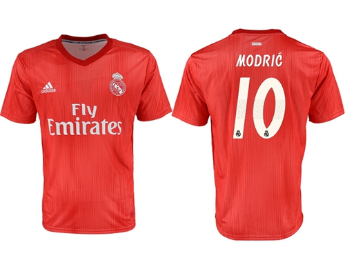 Real Madrid #10 Modric Third Soccer Club Jersey