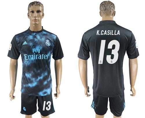 Real Madrid #13 K.Casilla Away Soccer Club Jersey