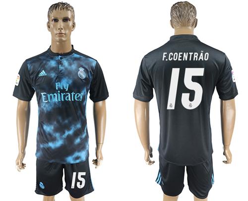 Real Madrid #15 F.Coentrao Away Soccer Club Jersey