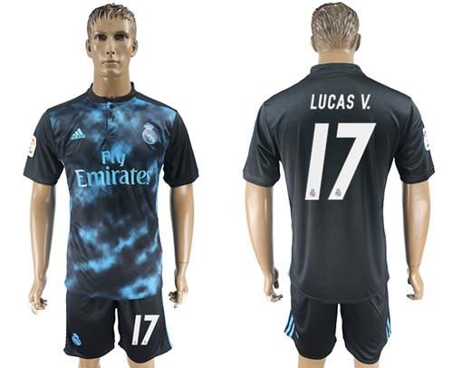 Real Madrid #17 Lucas V. Away Soccer Club Jersey Real Madrid #17 Lucas V. Away Soccer Club Jersey