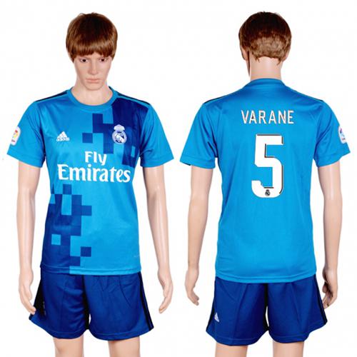 Real Madrid #5 Varane Away Soccer Club Jersey Real Madrid #5 Varane Away Soccer Club Jersey