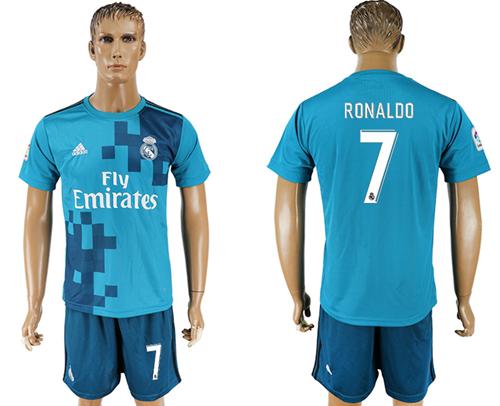 Real Madrid #7 Ronaldo Sec Away Soccer Club Jersey