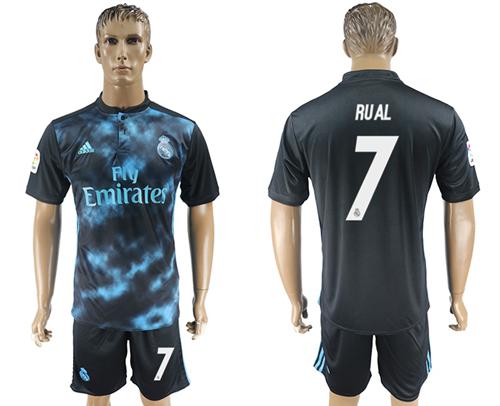 Real Madrid #7 Rual Away Soccer Club Jersey Real Madrid #7 Rual Away Soccer Club Jersey