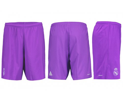 Real Madrid Blank Away Shorts Real Madrid Blank Away Shorts
