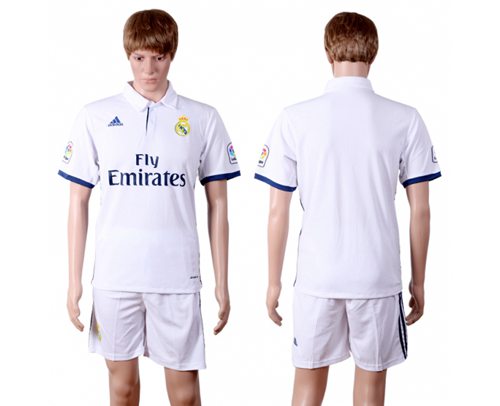 Real Madrid Blank White Home Soccer Club Jersey Real Madrid Blank White Home Soccer Club Jersey