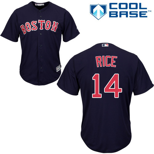 Red Sox #14 Jim Rice Navy Blue Alternate Women's Stitched MLB Jersey