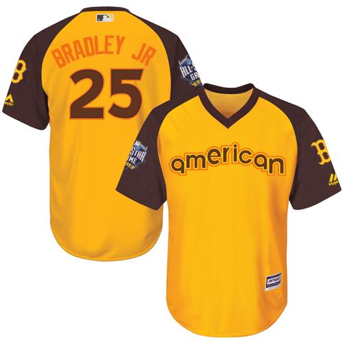 Red Sox #25 Jackie Bradley Jr Gold 2016 All-Star American League Stitched Youth MLB Jersey Red Sox #25 Jackie Bradley Jr Gold 2016 All-Star American League Stitched Youth MLB Jersey
