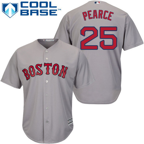 Red Sox #25 Steve Pearce Grey Cool Base Stitched Youth MLB Jersey Red Sox #25 Steve Pearce Grey Cool Base Stitched Youth MLB Jersey