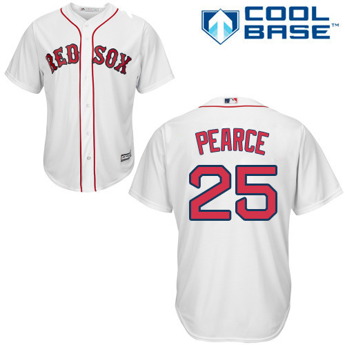 Red Sox #25 Steve Pearce White Cool Base Stitched Youth MLB Jersey Red Sox #25 Steve Pearce White Cool Base Stitched Youth MLB Jersey