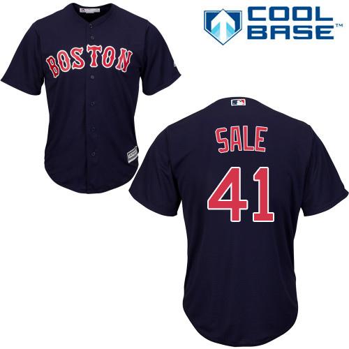 Red Sox #41 Chris Sale Navy Blue Alternate Women's Stitched MLB Jersey Red Sox #41 Chris Sale Navy Blue Alternate Women's Stitched MLB Jersey
