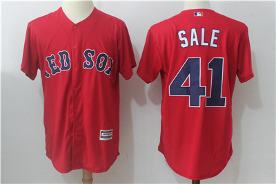 Red Sox #41 Chris Sale Red Cool Base Stitched MLB Jersey Red Sox #41 Chris Sale Red Cool Base Stitched MLB Jersey