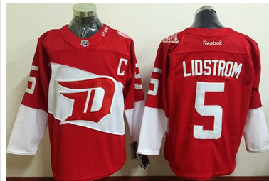 Red Wings #5 Nicklas Lidstrom Red 2016 Stadium Series Stitched NHL Jersey Red Wings #5 Nicklas Lidstrom Red 2016 Stadium Series Stitched NHL Jersey