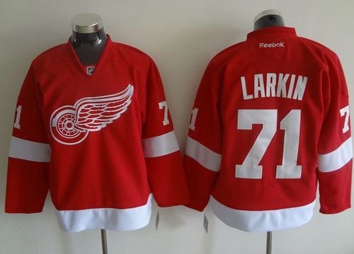 Red Wings #71 Dylan Larkin Red Stitched NHL Jersey Red Wings #71 Dylan Larkin Red Stitched NHL Jersey