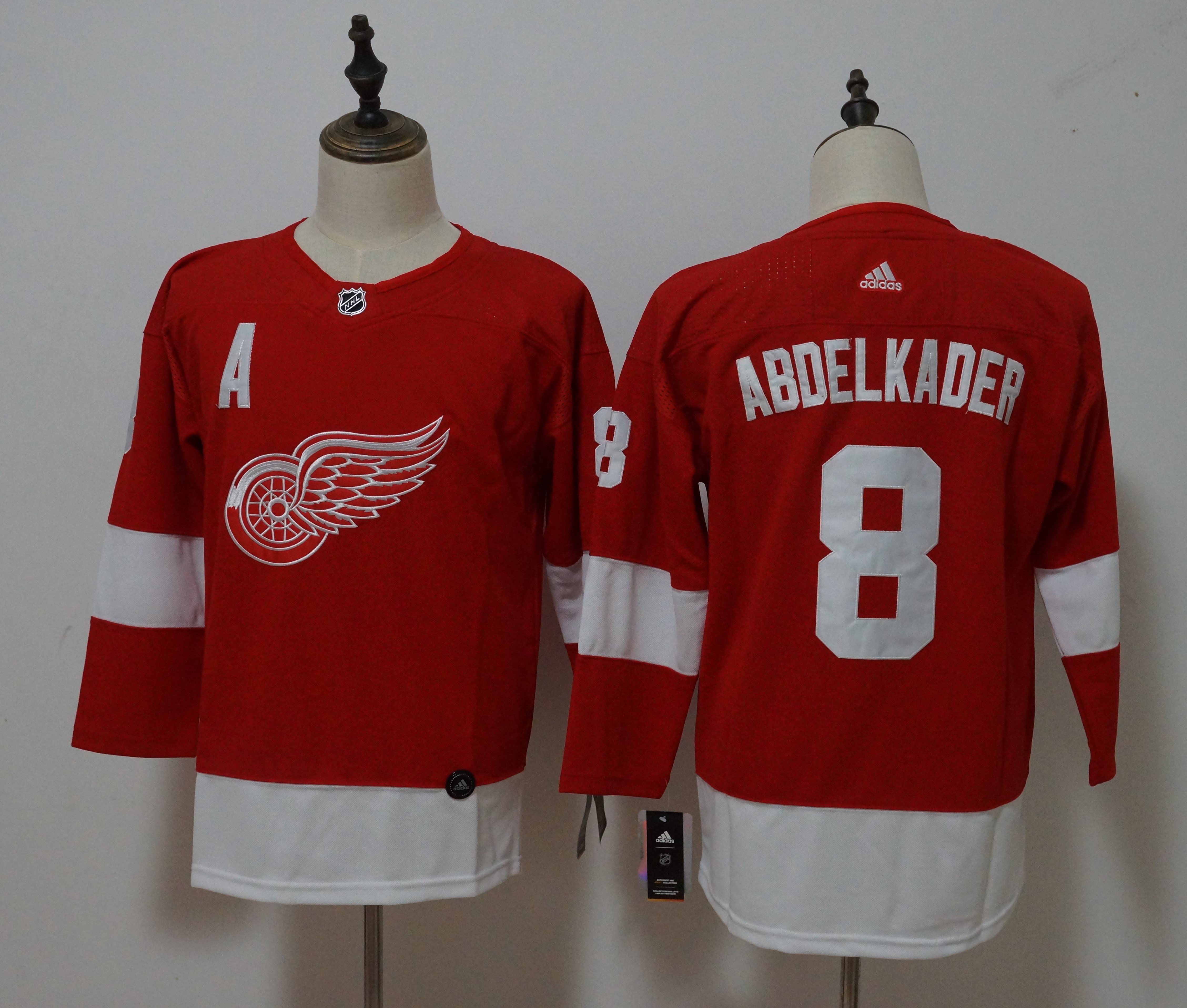 Red Wings 8 Justin Abdelkader Red Youth Adidas Jersey Red Wings 8 Justin Abdelkader Red Youth Adidas Jersey