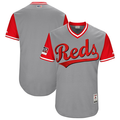 Reds Gray 2018 Players' Weekend Authentic Team Jersey Reds Gray 2018 Players' Weekend Authentic Team Jersey