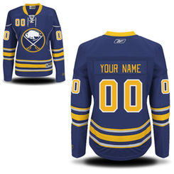 Reebok Buffalo Sabres Women's Premier Home Custom Jersey - Navy Blue