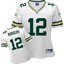 Reebok Green Bay Packers Aaron Rodgers 12 Super Bowl Women Jerseys
