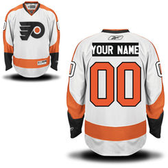 Reebok Philadelphia Flyers Men's Premier Away Custom Jersey - White