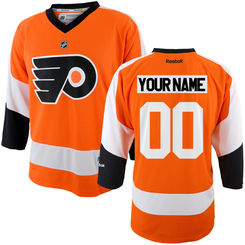 Reebok Philadelphia Flyers Youth Replica Home Custom Jersey - Orange Reebok Philadelphia Flyers Youth Replica Home Custom Jersey - Orange