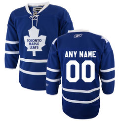 Reebok Toronto Maple Leafs Youth Replica Home Custom Jersey - Royal Blue
