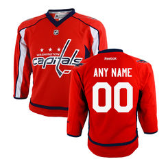 Reebok Washington Capitals Preschool Replica Home Custom Jersey - Red