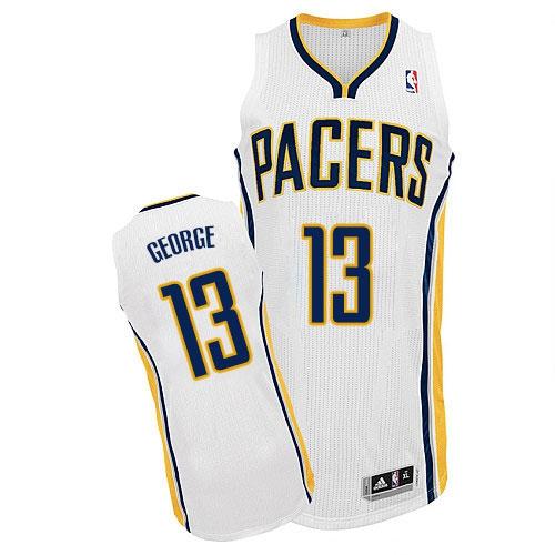 Revolution 30 Pacers #13 Paul George White Stitched NBA Jersey Revolution 30 Pacers #13 Paul George White Stitched NBA Jersey