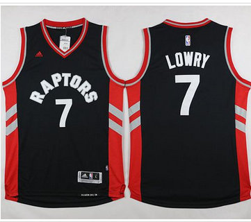 Revolution 30 Toronto Raptors #7 Kyle Lowry Black Stitched NBA Jersey