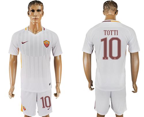 Roma #10 Totti Away Soccer Club Jersey Roma #10 Totti Away Soccer Club Jersey