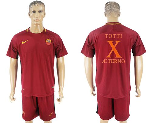 Roma #10 Totti Retire Soccer Club Jersey Roma #10 Totti Retire Soccer Club Jersey