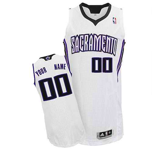 Sacramento Kings Custom White Home Jersey