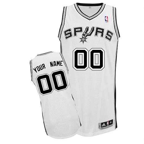 San Antonio Spurs Custom White Home Jersey