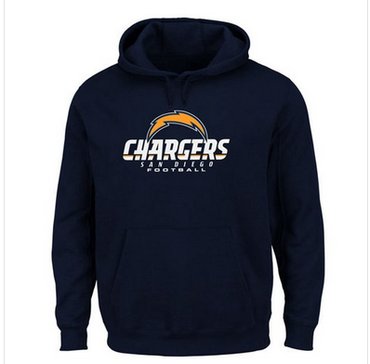 San Diego Chargers Critical Victory Pullover Hoodie Navy Blue