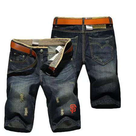 San Francisco Giants Team Logo Black MLB Jeans