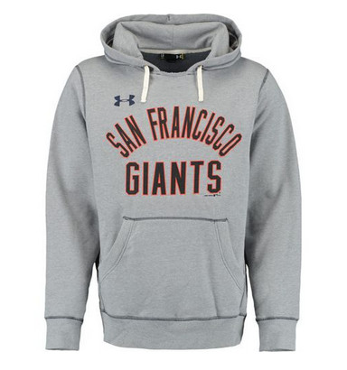 San Francisco Giants Under Armour Legacy Fleece Gray MLB Hoodie