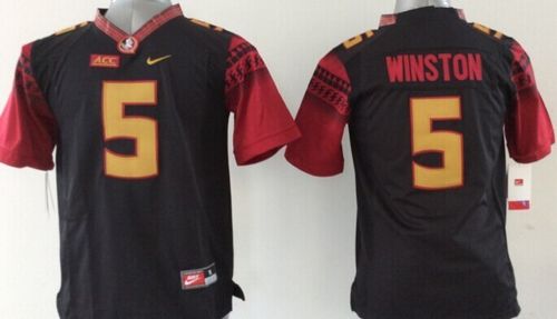 Seminoles #5 Jameis Winston Black Limited Stitched Youth NCAA Jersey Seminoles #5 Jameis Winston Black Limited Stitched Youth NCAA Jersey