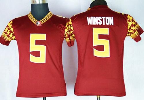 Seminoles #5 Jameis Winston Red Limited Stitched Youth NCAA Jersey Seminoles #5 Jameis Winston Red Limited Stitched Youth NCAA Jersey
