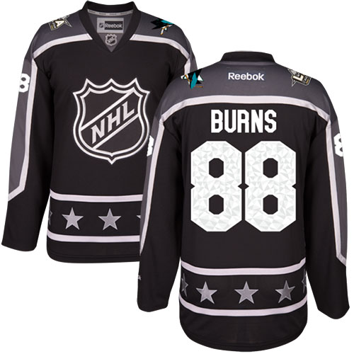 Sharks #88 Brent Burns Black 2017 All-Star Pacific Division Women's Stitched NHL Jersey Sharks #88 Brent Burns Black 2017 All-Star Pacific Division Women's Stitched NHL Jersey