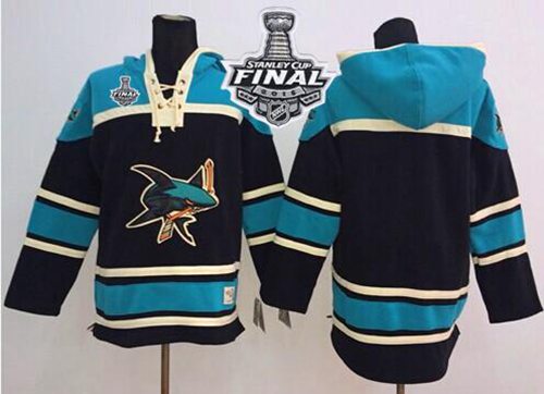 Sharks Blank Black Sawyer Hooded Sweatshirt 2016 Stanley Cup Final Patch Stitched NHL Jersey Sharks Blank Black Sawyer Hooded Sweatshirt 2016 Stanley Cup Final Patch Stitched NHL Jersey