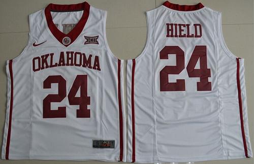 Sooners #24 Buddy Hield White Basketball New XII Stitched NCAA Jersey Sooners #24 Buddy Hield White Basketball New XII Stitched NCAA Jersey