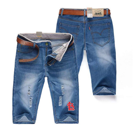 St. Louis Cardinals Team Logo Light Blue MLB Jeans