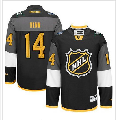 Stars #14 Jamie Benn Black 2016 All Star Stitched NHL Jersey