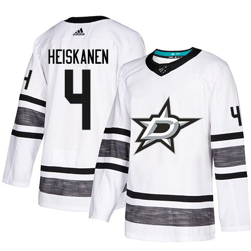 Stars #4 Miro Heiskanen White Authentic 2019 All-Star Youth Stitched Hockey Jersey